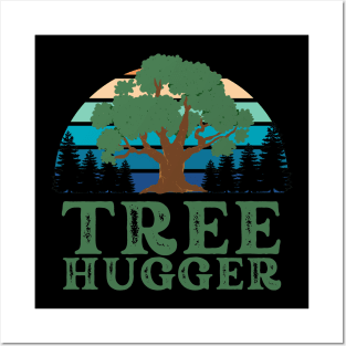 Tree Hugger Retro - Earth Day Posters and Art